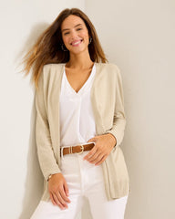 Addison Beach Linen-Blend Cardigan