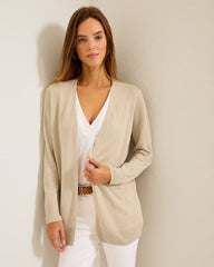 Addison Beach Linen-Blend Cardigan