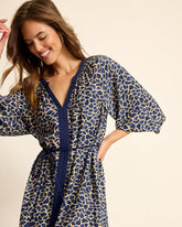Safari Spots Midi Dress