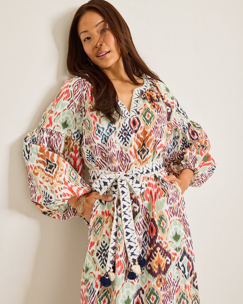 Vista Cove Long-Sleeve Midi Dress