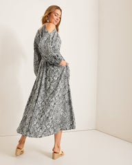 Playa Python Maxi Dress