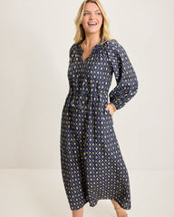 Diamond Cay Long-Sleeve Maxi Dress