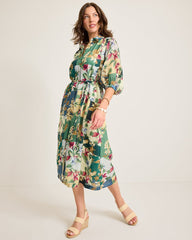 Hightide Flora Midi Shirt Dress