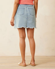 Boracay® Indigo Raw-Edge Skirt