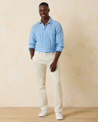 Boracay Flat-Front Chino Pants