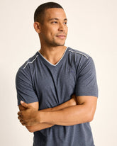 Jersey Short-Sleeve V-Neck T-Shirt