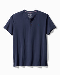 Jersey Short-Sleeve Henley