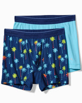 Aloha Print Tech Boxer Briefs - 2-Pack