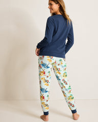 Holiday Santa Long Sleeve & Pants Pajama Set