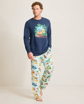 Holiday Santa Long Sleeve & Pants Pajama Set