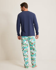 Big & Tall Jersey Long Sleeve & Pants Pajama Set