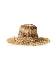 Waverly Frayed Edge Raffia Sun Hat