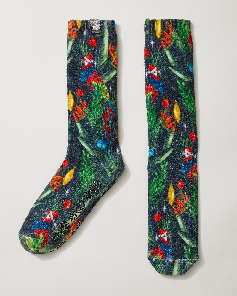 Island Soft® Holiday Parrot Socks