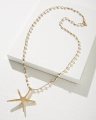 Island Essence Starfish Pendant Necklace
