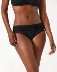 Pearl High-Waist Hipster Bikini Bottoms