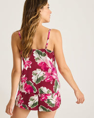 Satin Tank & Shorts Pajama Set