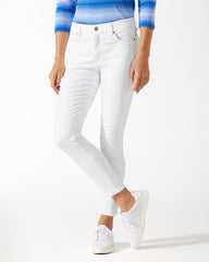 Ella Twill High-Rise Ankle Jeans