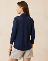 Lea Open Linen Cardigan