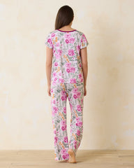 Jersey Short Sleeve & Pants Pajama Set