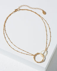Island Essence Double Loop Bamboo Necklace