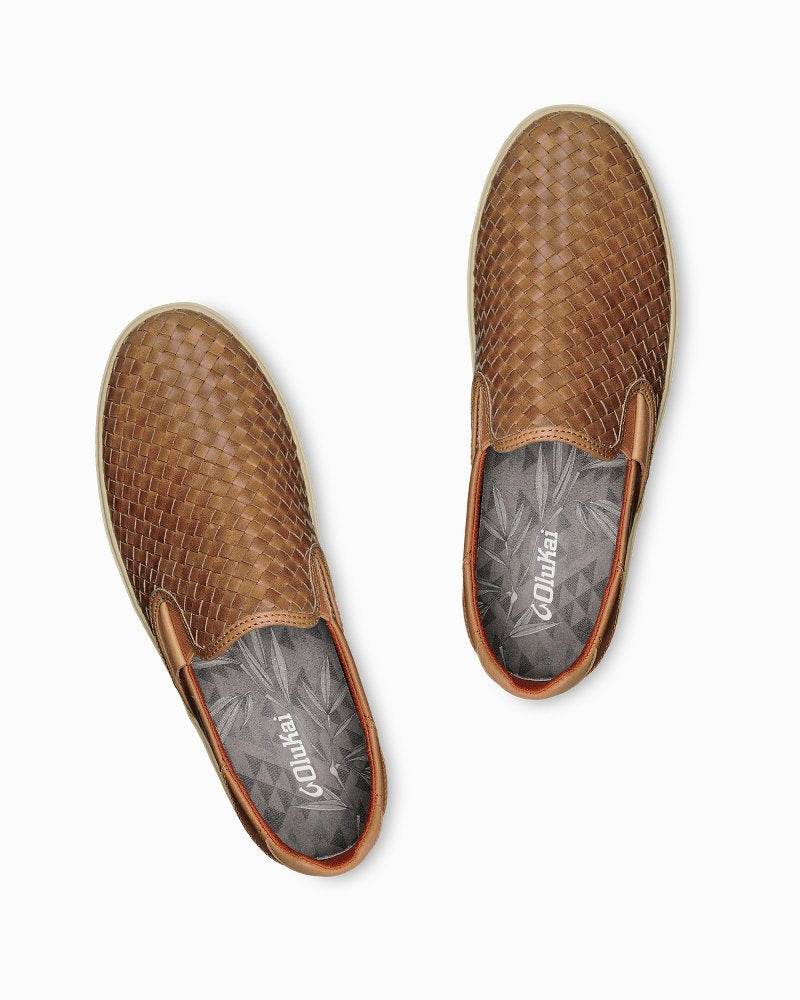 OluKai® Lae'ahi Lauhala Slip-On Sneakers