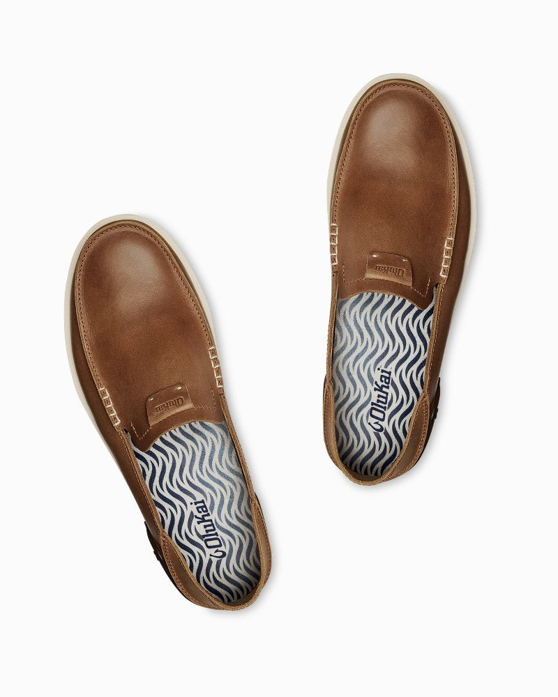 OluKai® Kākaha Leather Slip-On Shoes