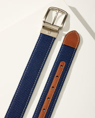 Leather Mesh Reversible Performance Belt