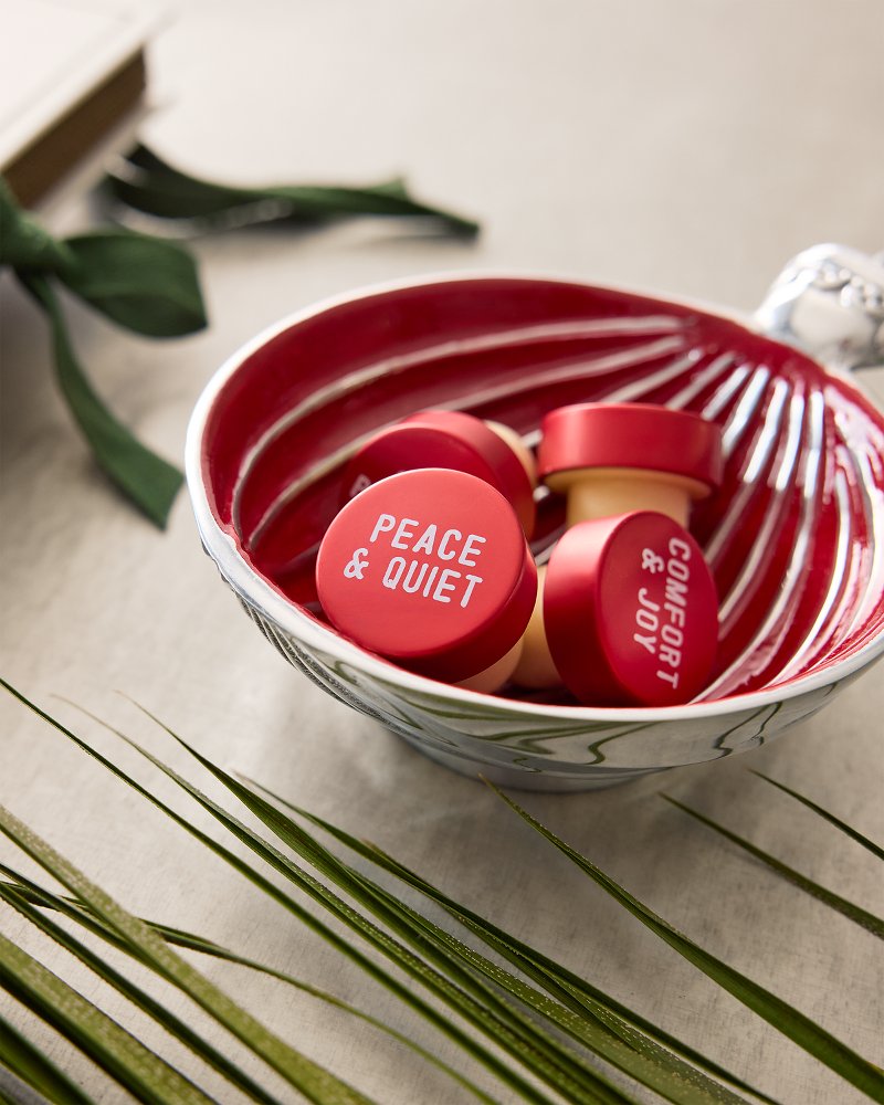 Red Ornament Candy Dish