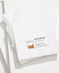 Whiskey Cocktail Napkins