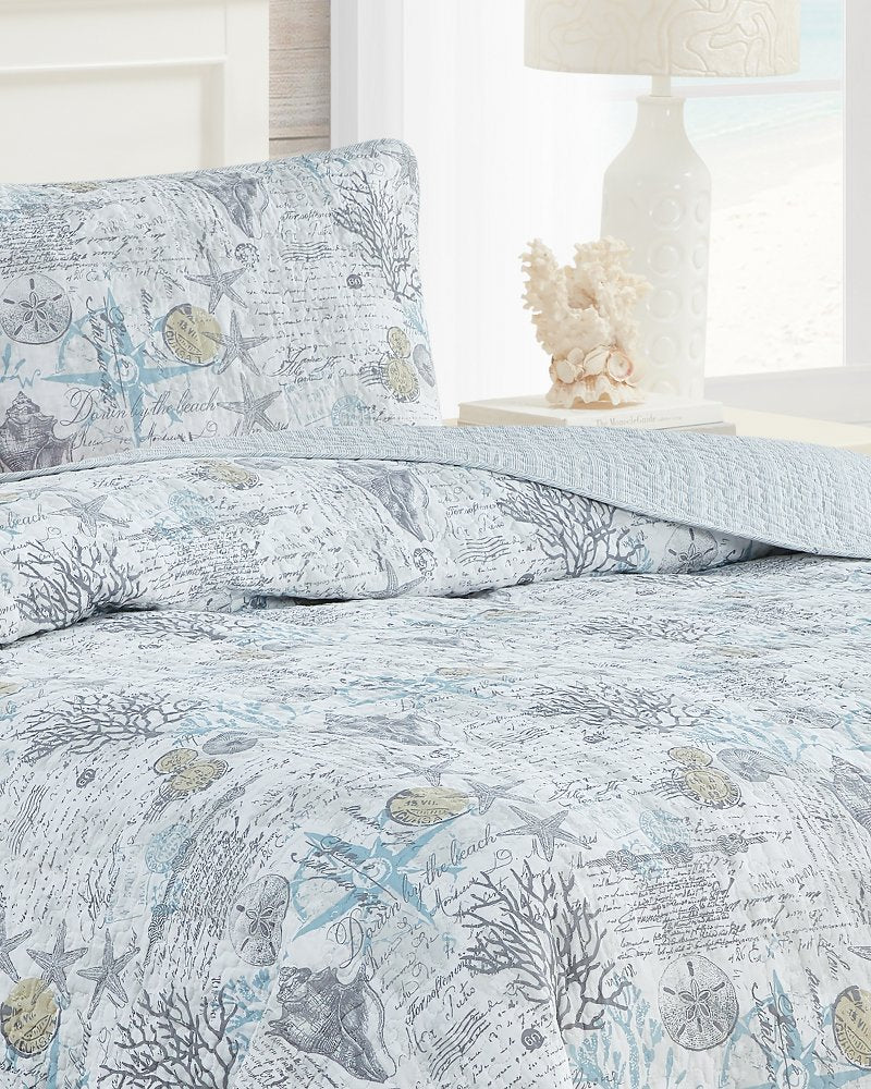 Beach Bliss 2-Piece Twin Quilt Set