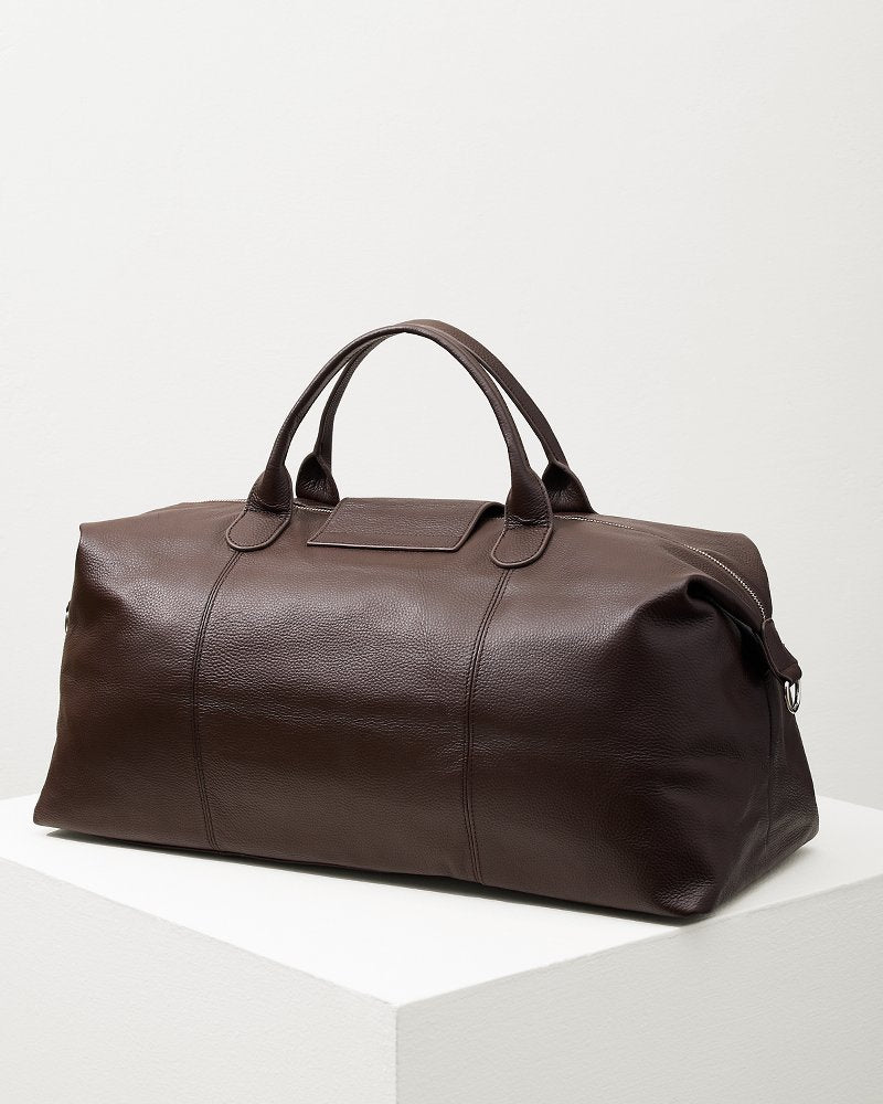 Stanford Brown Leather Duffel Bag
