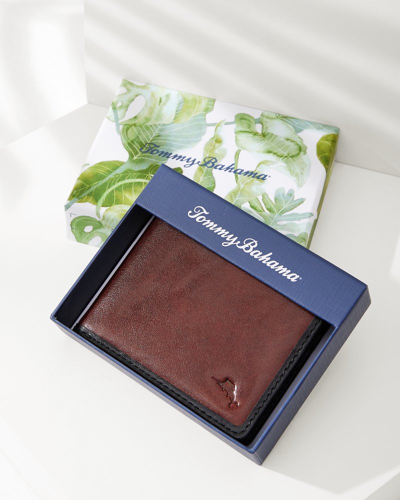 Contrast Binding Slimfold Wallet