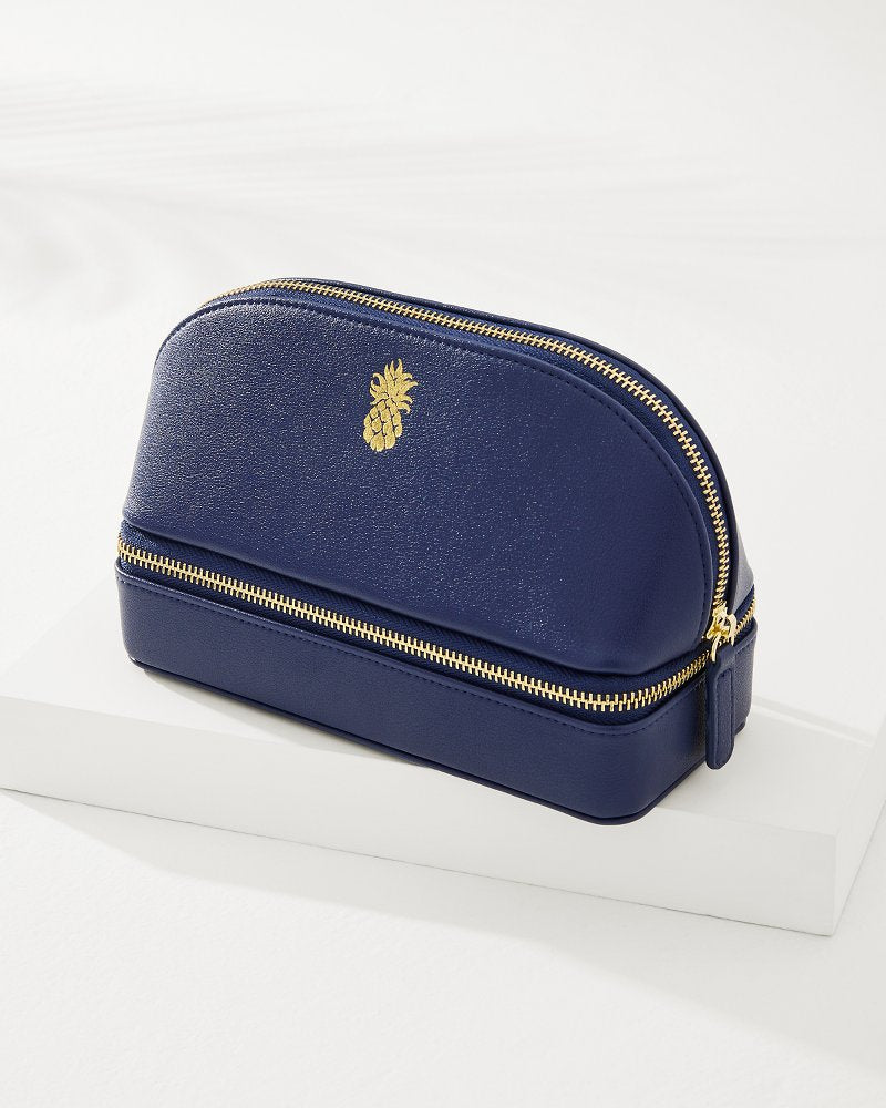 Abby Navy Pineapple Travel Organizer