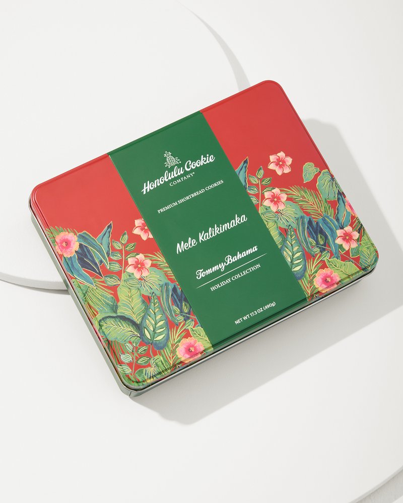 Tommy Bahama x Honolulu Cookie Company® Mele Kalikimaka Gift Tin