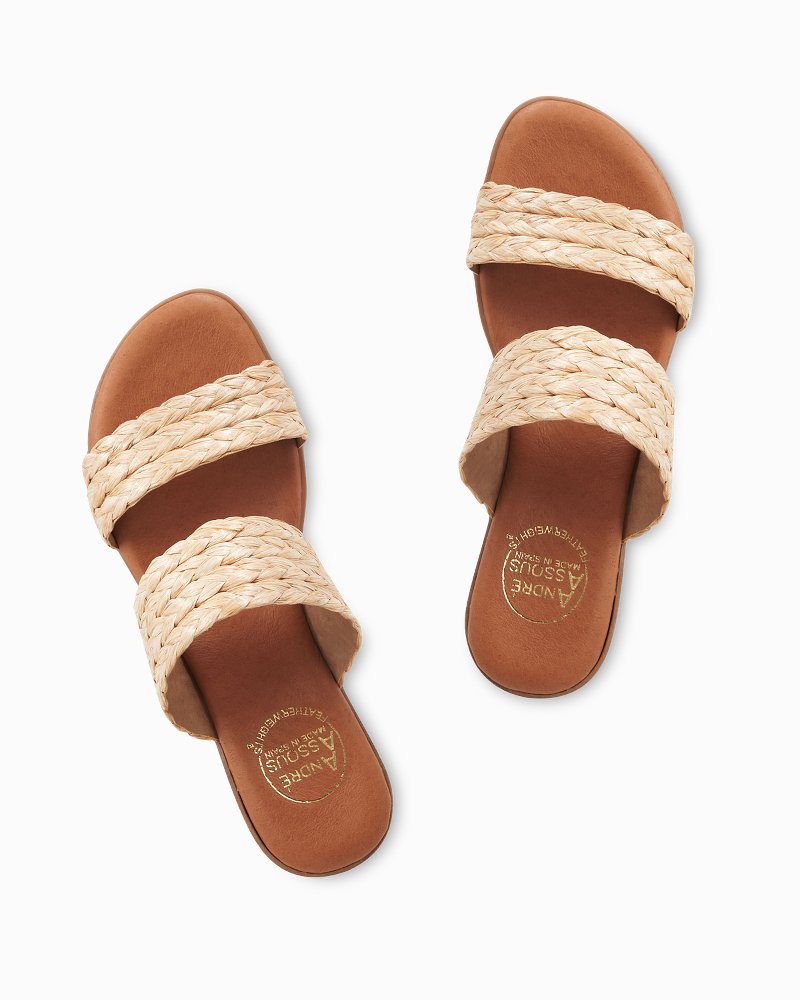 André Assous Narice Featherweights™ Raffia Sandals