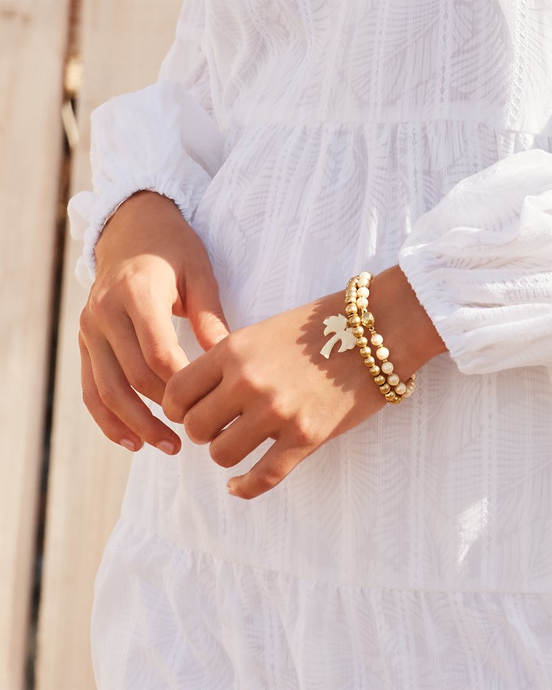 Kihei Collection Stretch Charm Bracelet Set