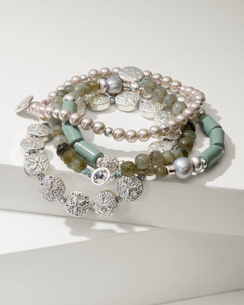 Marco Island Beaded Stretch Bracelet Set