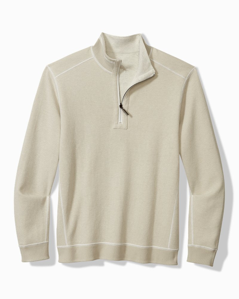 Big & Tall Flip Coast Reversible Half-Zip Sweatshirt