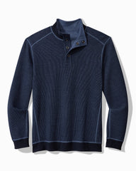 Big & Tall Flip Coast Reversible Snap Mock Sweatshirt