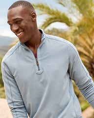 Big & Tall Ben & Terry Half-Zip Sweatshirt