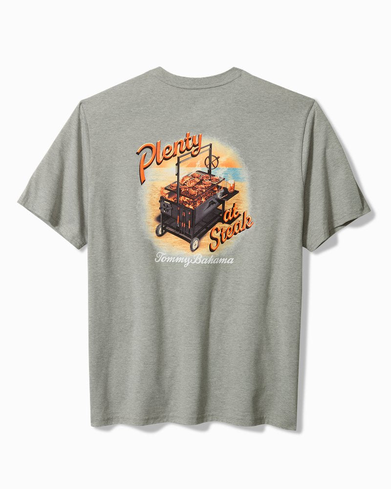 Big & Tall Plenty at Steak Graphic T-Shirt
