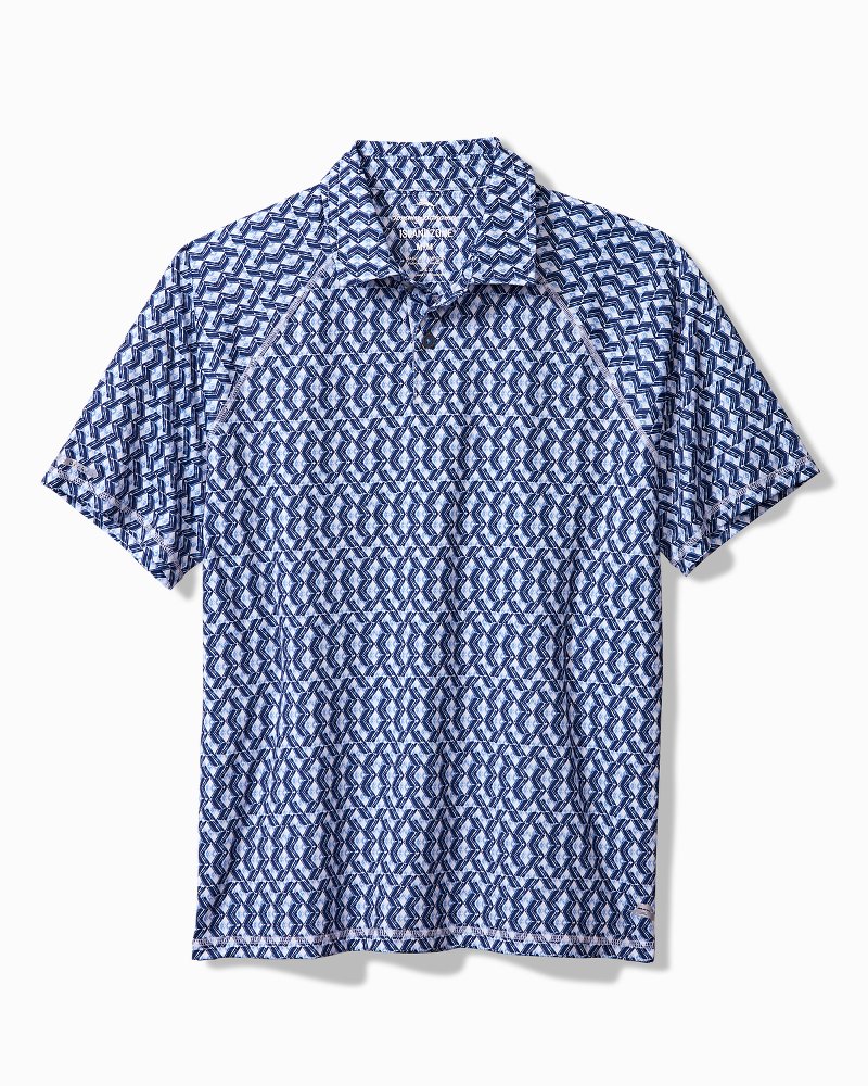 Big & Tall Fresco Geo IslandZone® Polo