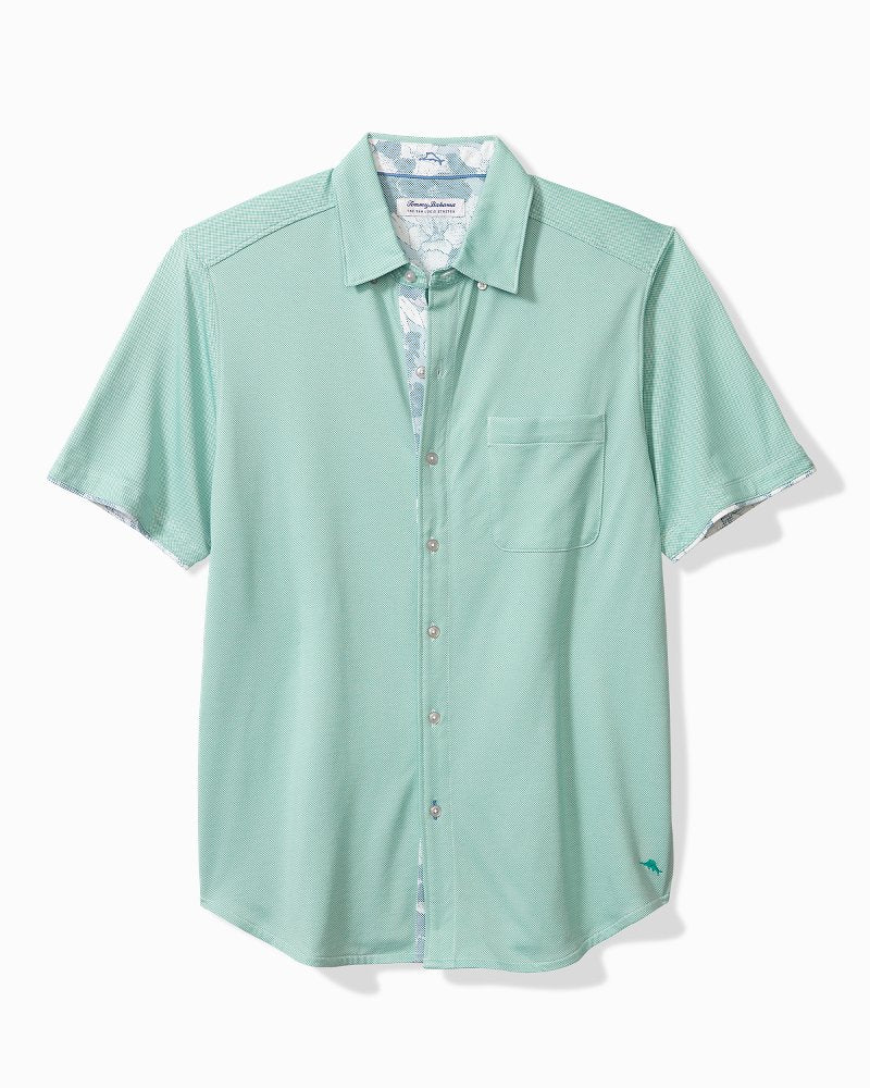 Big & Tall San Lucio Cali Blooms Happy Hour Knit Stretch Shirt
