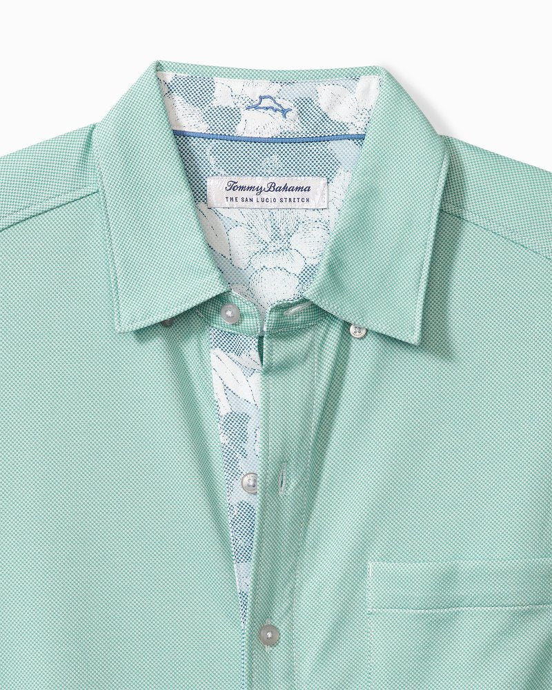 Big & Tall San Lucio Cali Blooms Happy Hour Knit Stretch Shirt