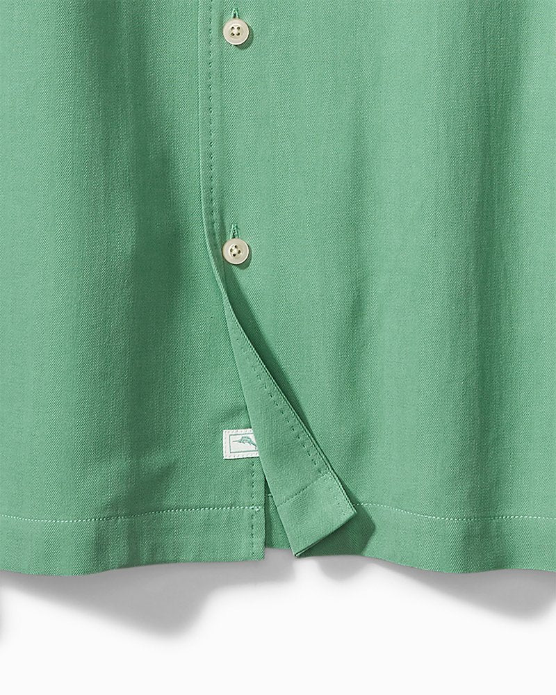 Big & Tall Hawaiian Herringbone Camp Shirt