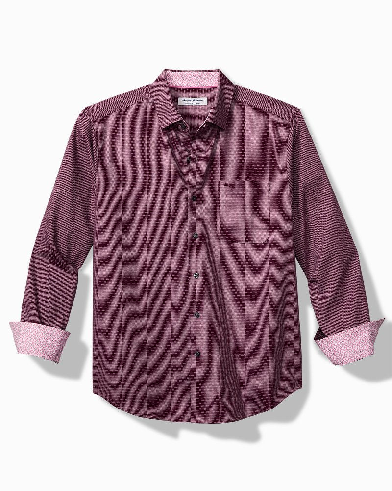Big & Tall Sarasota Stretch Ventura Isles IslandZone® Stripe Shirt