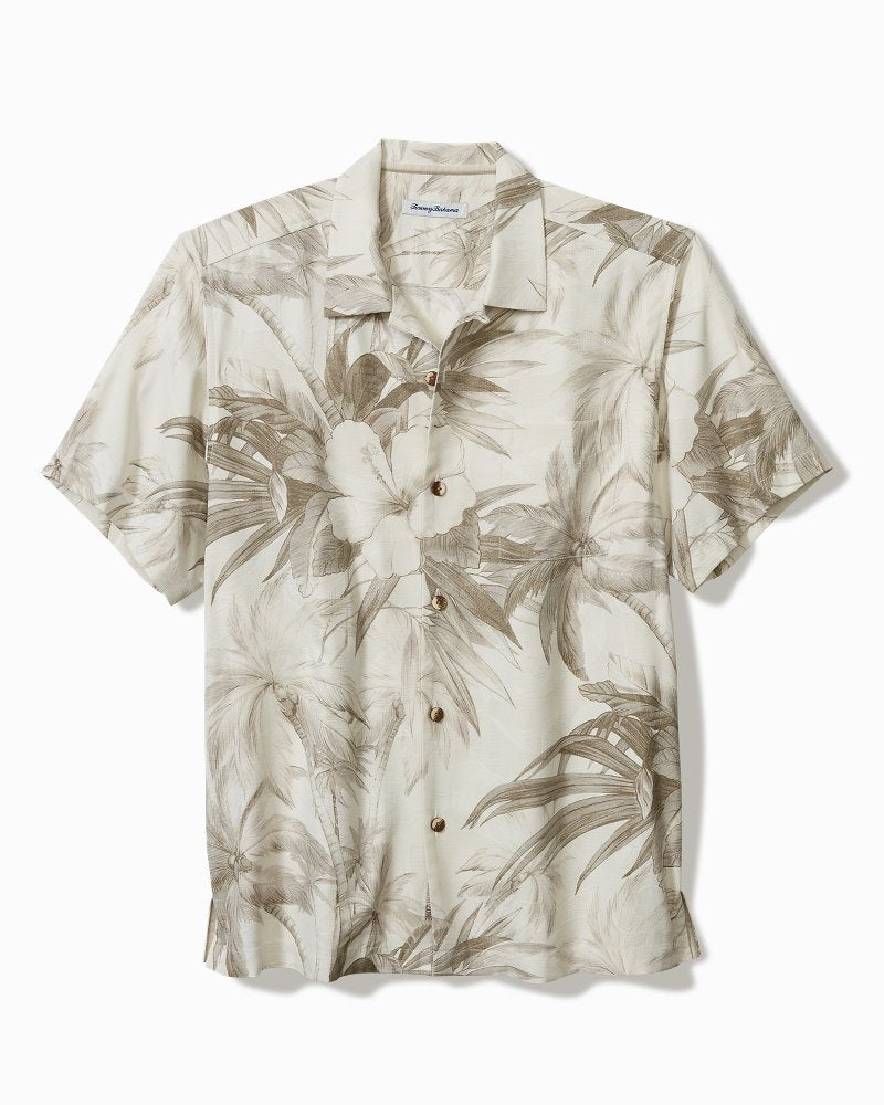 Big & Tall Flora Oasis IslandZone® Camp Shirt