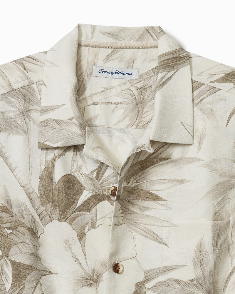 Big & Tall Flora Oasis IslandZone® Camp Shirt