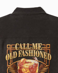 Big & Tall Call Me Old Fashioned Silk Camp Shirt