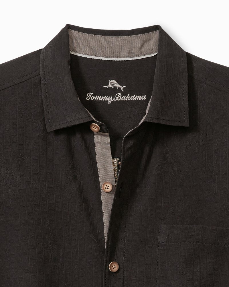 Big & Tall Call Me Old Fashioned Silk Camp Shirt